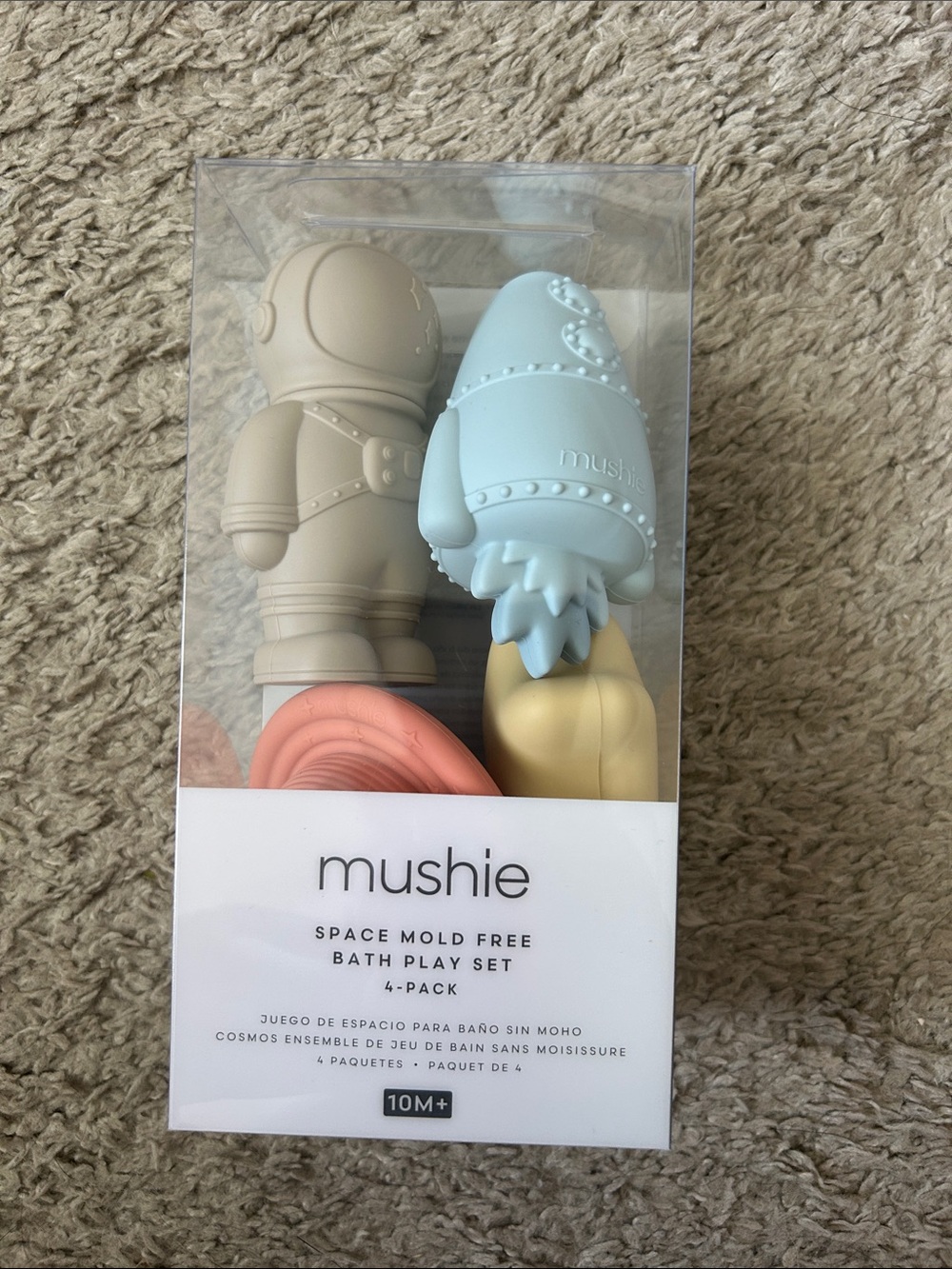 mushie Kids Space Mold-Free Bath Play Set - Bath Toys